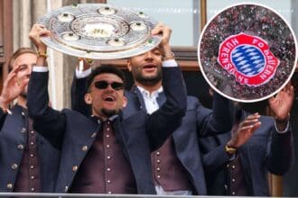 Meisterfeier FC Bayern Banner