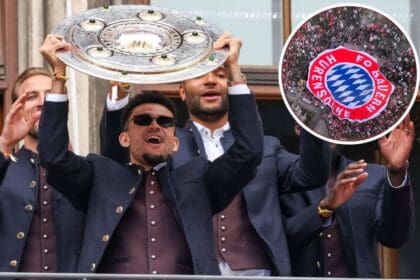 Meisterfeier FC Bayern Banner